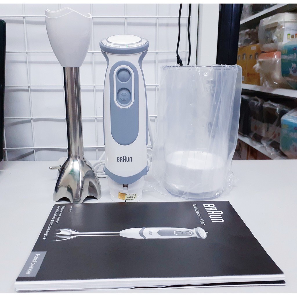 Máy xay cầm tay Braun - MQ-5000 Soup, 750W, xay nhồi 21 tốc độ, hand blender