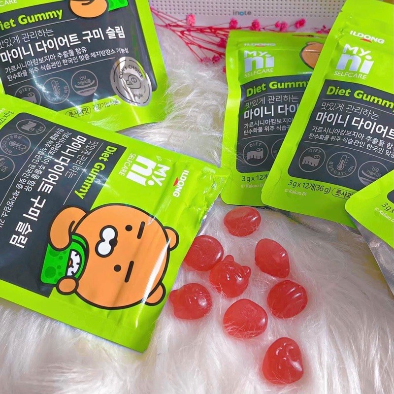 [RẺ NHẤT SHOPEE] Kẹo giảm cân Hàn Quốc Diet Gummy - Hàng chính hãng