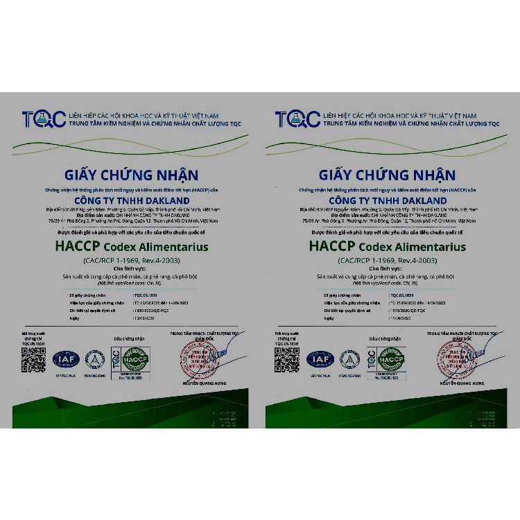 Cà Phê Rang Xay Nguyên Chất - DAKLAND COFFEE- ORIGINAL | BigBuy360 - bigbuy360.vn