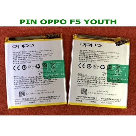 PIN OPPO F5 YOUTH