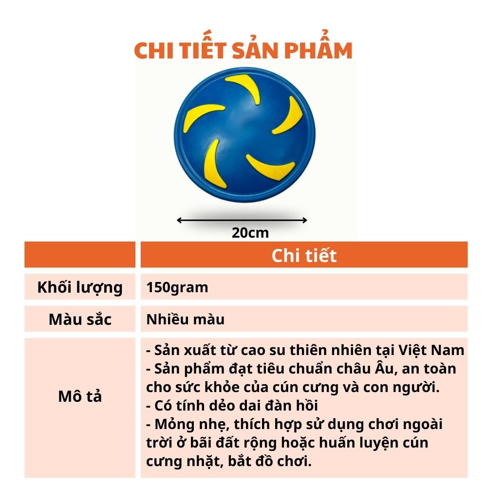 Tpets Đồ Chơi Cao Su Hình Đĩa Bay Cho Chó, Huấn Luyện Vận Động