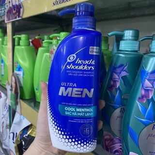 Dầu gội sạch gàu Head & Shoulders Ultra Men bạc hà mát lạnh 550ml