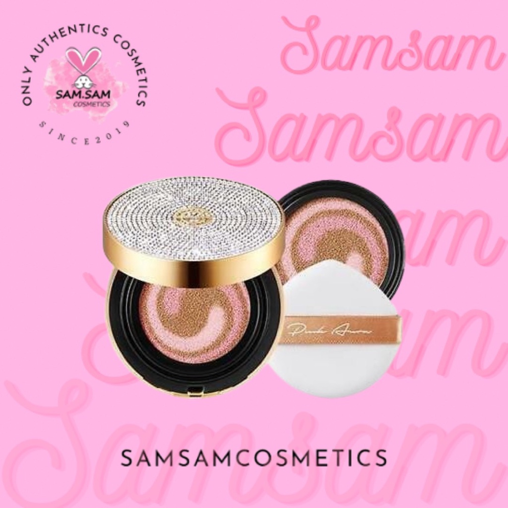 Phấn Nước DPC Pink Aura Cushion Dia Bản Limited Full Đá 15g SPF50/PA+++ Kèm Lõi Tone 21 [Date 01/2023]