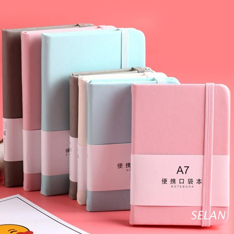 Sổ Tay Lò Xo Khổ A7 A6 Phong Cách Retro Đơn Giản Tiện Dụng Cho Học Sinh / Văn Phòng