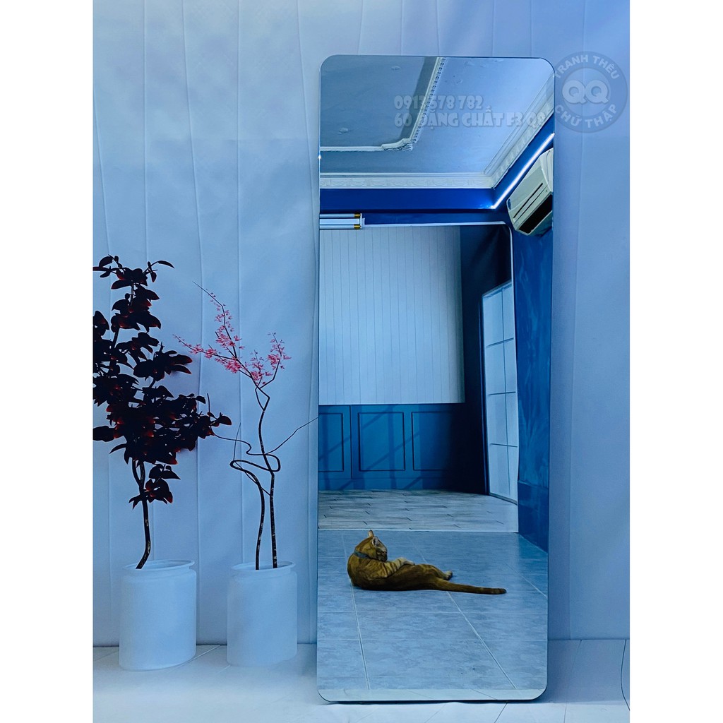 50x130cm Gương soi toàn thân KHÔNG CHÂN BK Gương treo tường