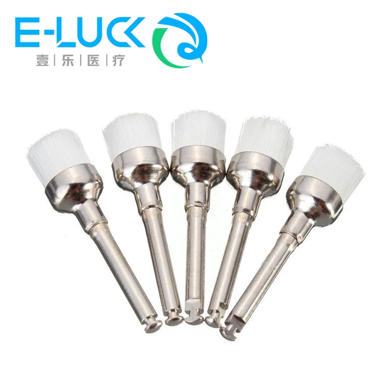 Set 100 Cọ Đánh Bóng Răng Đầu Lớn Màu Trắng/Đen