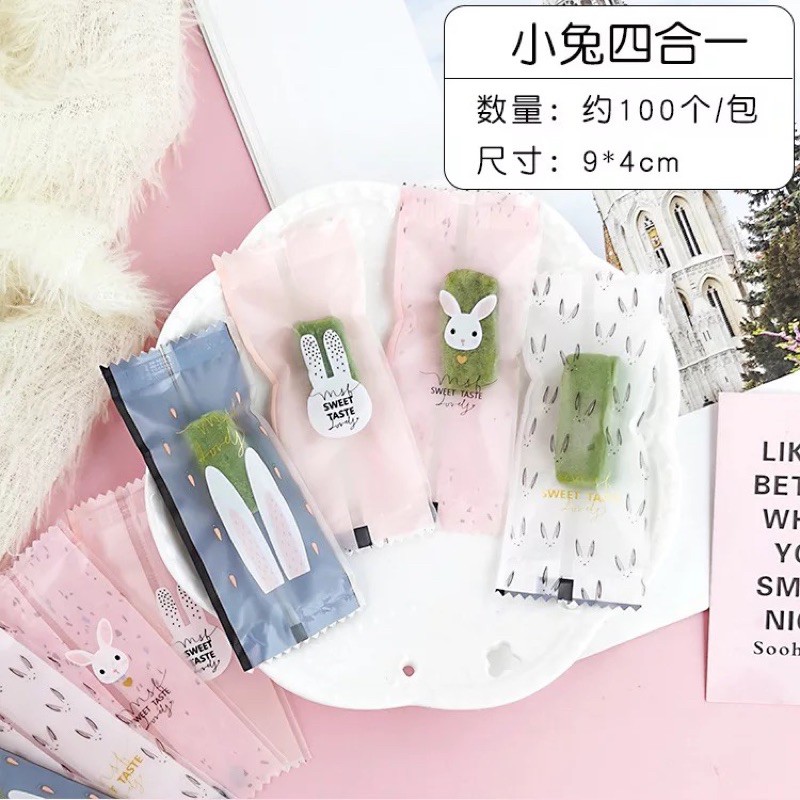 100 vỏ túi kẹo nougat