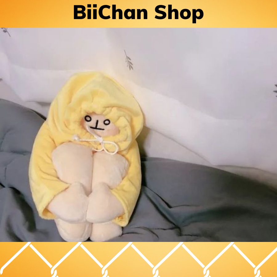 Người chuối trầm cảm nhồi bông banana man gấu bông cảm xúc Lelush cô đơn BiiChan Shop