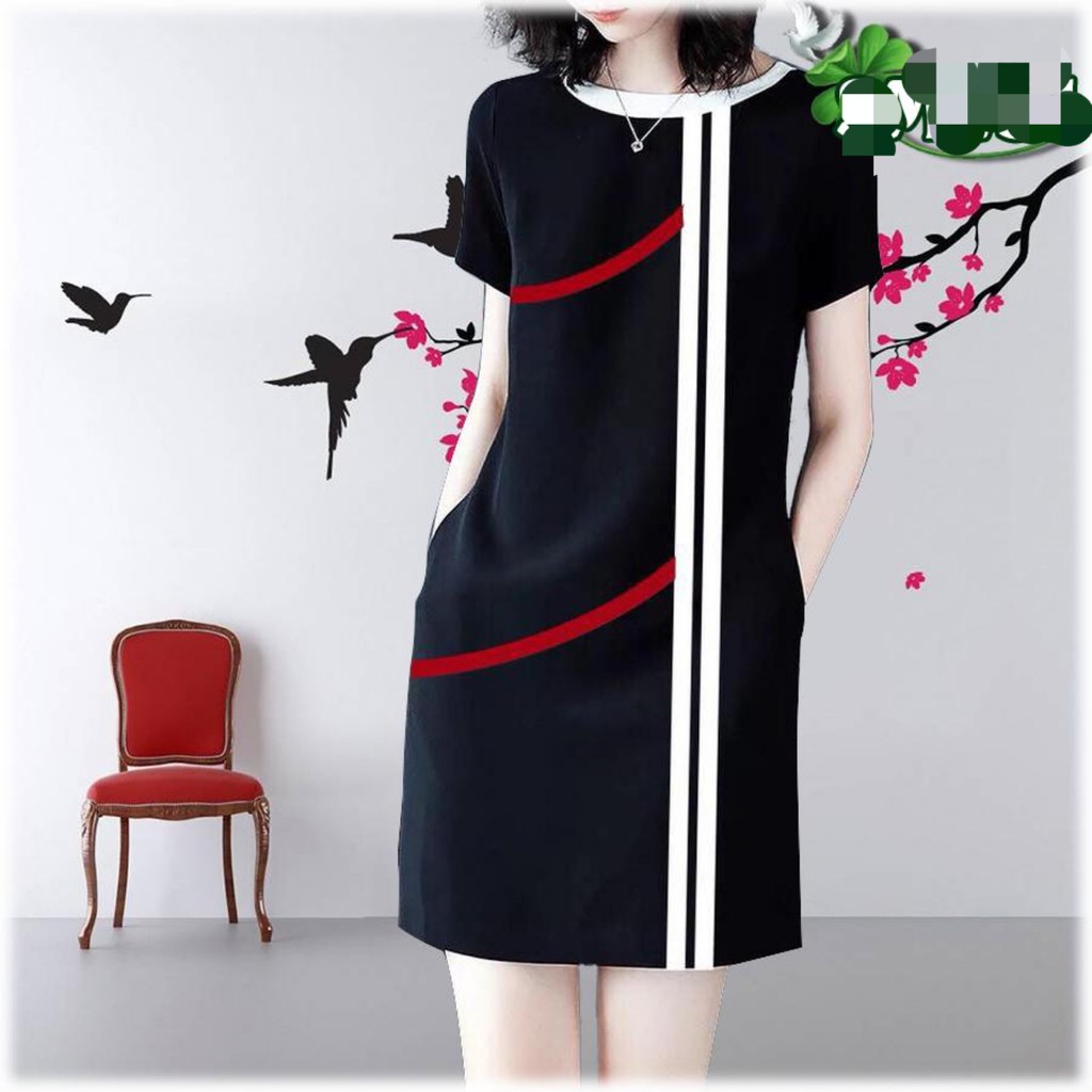 Đầm TÚI chữ A cát hàn size 45 ký đến 70 ký ( LH02)