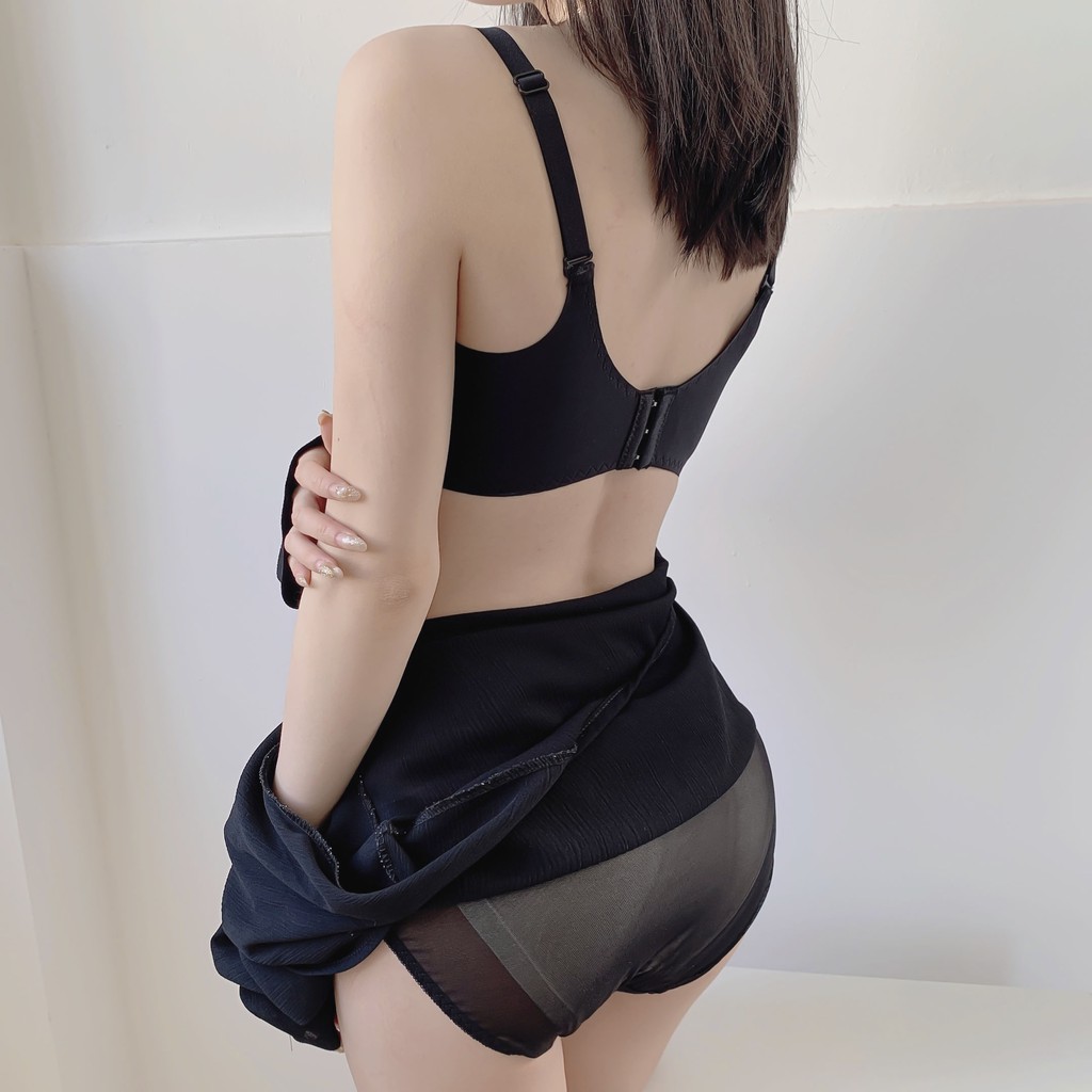Áo lót Không Gọng Không Đường May Cổ Chữ V Sâu 32-38AB