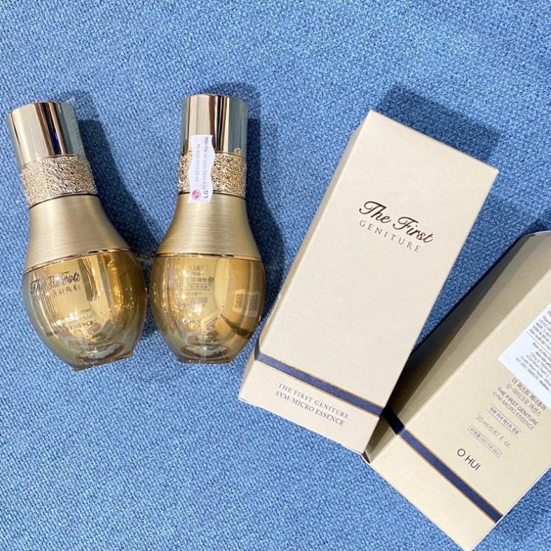 1 chai 5ml Tinh chất siêu vi Ohui The First se khít lỗ chân lông tái tạo da mờ thâm nám 5ml tách set no box