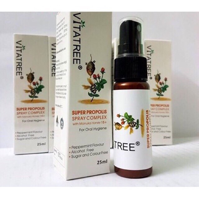 Xịt keo ong Vitatree Manuka Úc 30ml