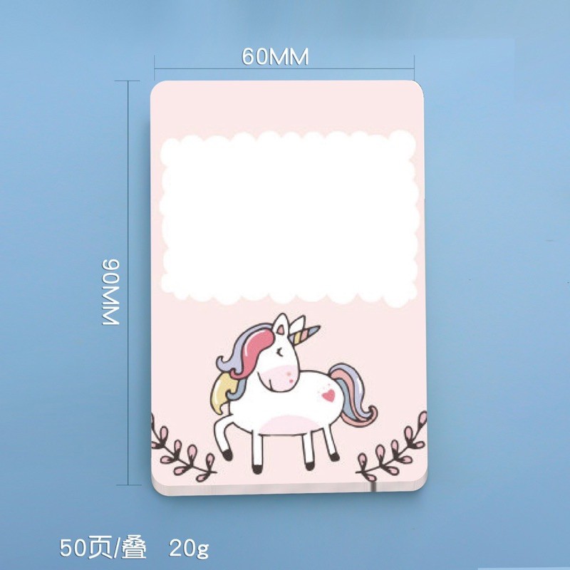 Giấy nhớ, Giấy note cute dễ thương pony