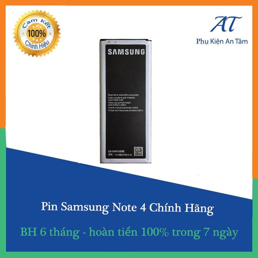 [CỰC RẺ] Pin Samsung Galaxy Note 4 1 Sim chính hãng