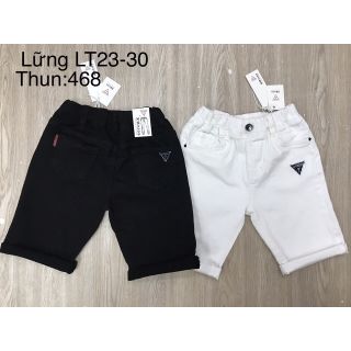 Quần kaki thun 2 màu trắng - đen