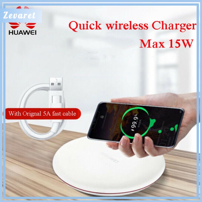 Đế Sạc Không Dây Siêu Tốc Qi 15W Cho Huawei Mate 20 Pro RS iPhone