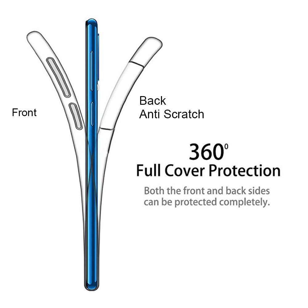Ốp Điện Thoại Silicon Trong Suốt Bảo Vệ 360 Độ Cho Samsung A 21S 01 12 11 31 51 71 M 51 31 21 30S 31S 01 Core S20 FE Note 20 Ultra S10 Lite