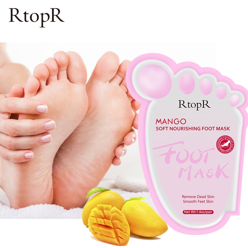 Mặt nạ chân bán chạy nhất của RtopR tẩy tế bào chết hiệu quả từ 2-7 ngày, giúp khử mùi, dưỡng ẩm và làm trắ
