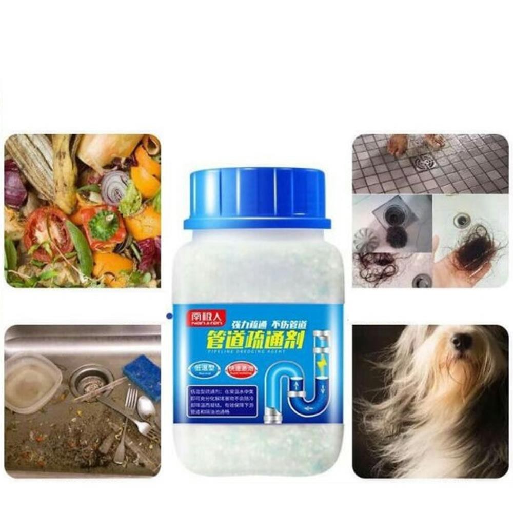 Thông tắc cống dạng chai khử siêu mạnh tạo bọt đẩy chất làm tắc