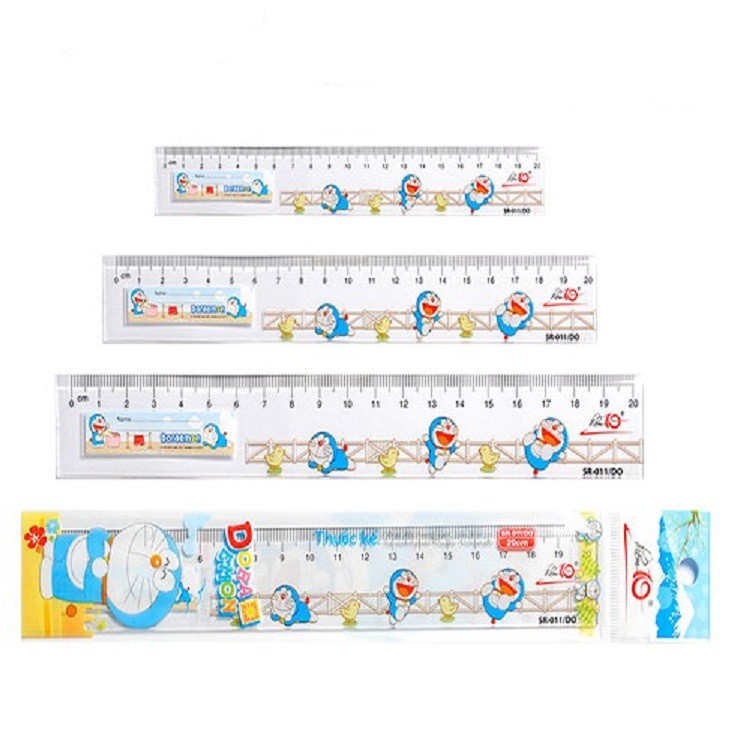 ( 10 Cây ) Thước Thẳng Doraemon 20 Cm SR011/DO Thiên Long Camshop