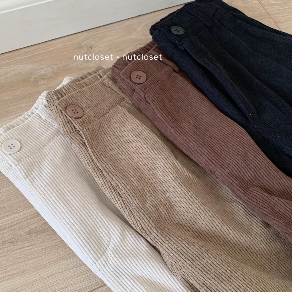 Quần short dạ nhung cạp chun sau _ Q0088 | BigBuy360 - bigbuy360.vn