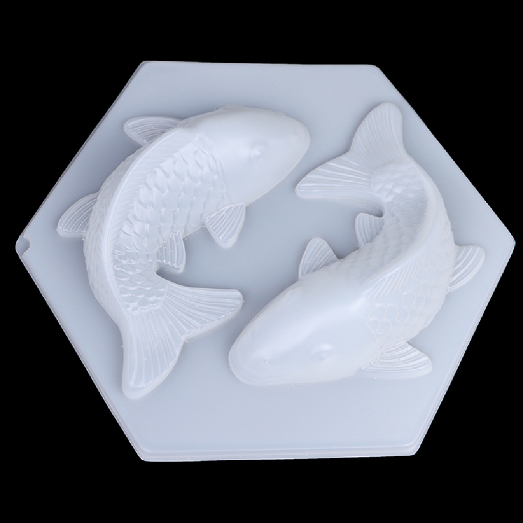 1 Khuôn Làm Bánh / Xà Phòng Hình Cá Koi 3D Bằng Silicone