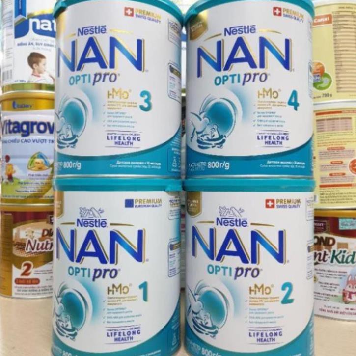 [Đóng thùng carton+Chèn xốp] Sữa Nan Nga đủ số 1,2,3,4 800g Date update mới nhất