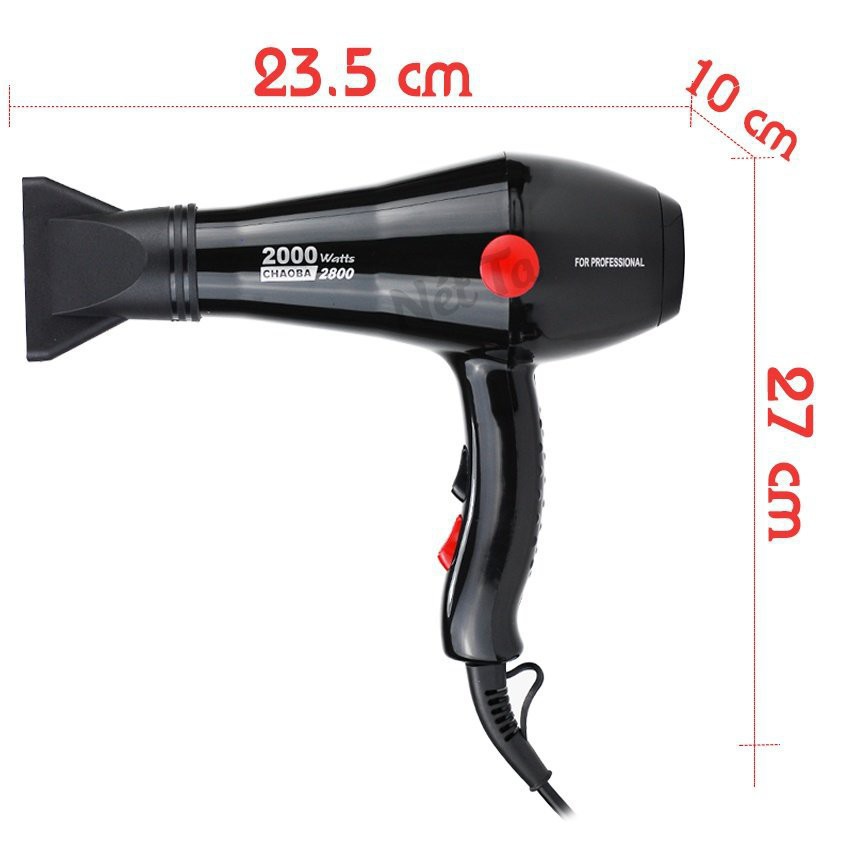 Máy sấy tóc Cỡ to loại tốt Công suất 3000w, chế độ nóng, ấm, nguội.Các salon tóc hay dùng.
