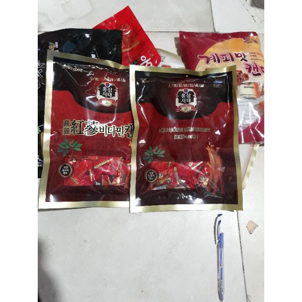 Kẹo hồng sâm vitamin  hàn quốc 200g