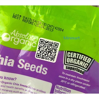 HẠT CHIA ÚC 400G ABSOLUTE ORGANIC CHIA SEED