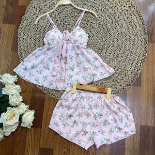 SET BỘ NGỦ 2 DÂY VOAN LỤA CAO CẤP