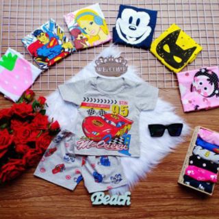 Đồ bộ cotton 4c chính phẩm cho bé