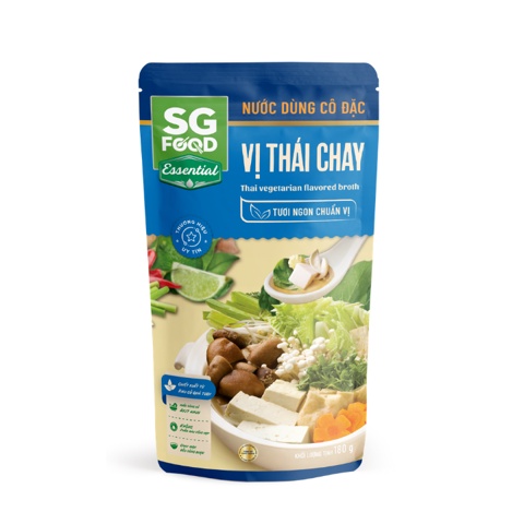 Nước dùng cô đặc vị thái chay SGFood 180g