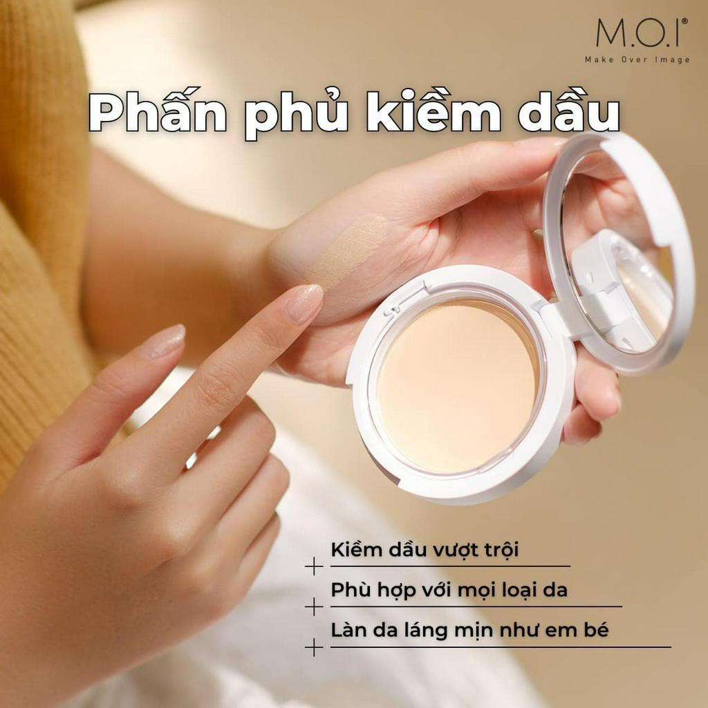 Combo Phấn Nước Premium Baby Skin Cushion MOI Cosmetics 13g và Phấn phủ mềm mượt Baby Skin Powder 10g