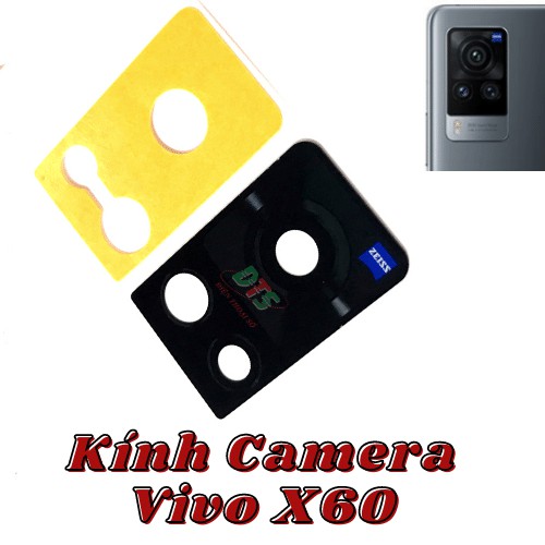 kính camera vivo x60 có sẵn keo dán