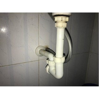 bộ xả lavabo cong