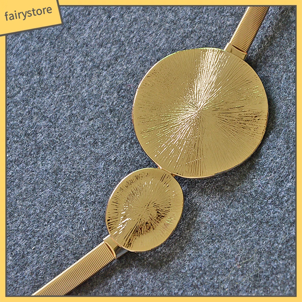 Thắt lưng nữ mặt tròn thiết kế thanh lịch