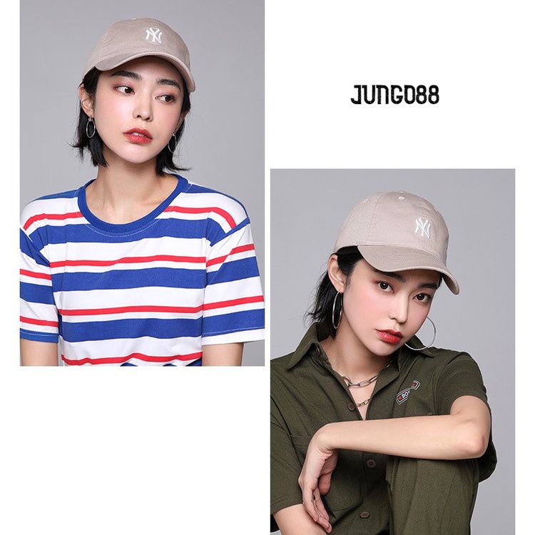 Mũ lưỡi trai MLB Hàn Quốc, nón kết nam nữ logo thêu nổi