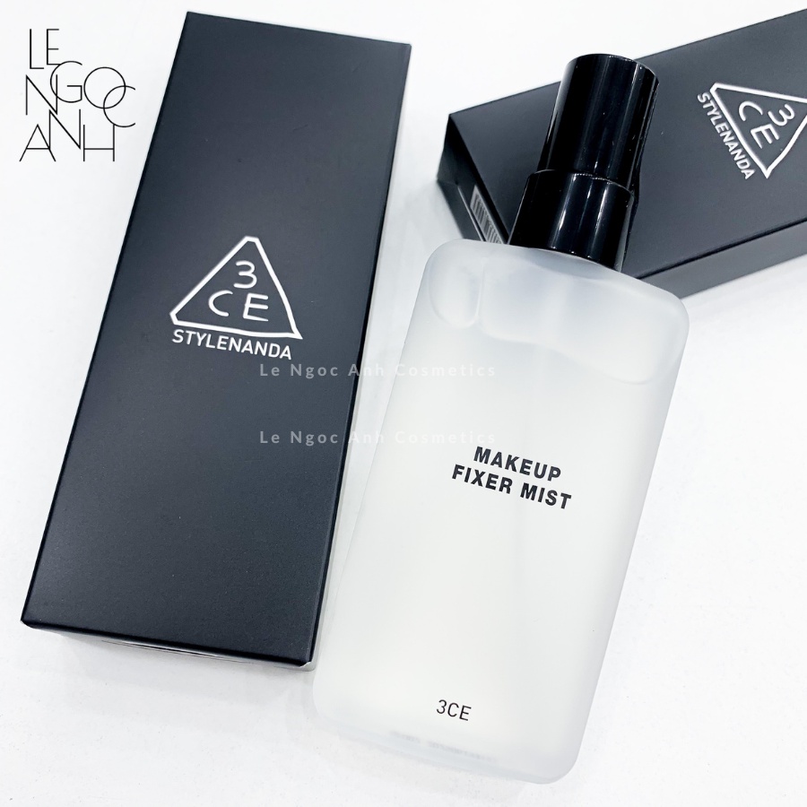 Xịt khoáng khóa nền trang điểm siêu bền 3CE Makeup Fixer Mist