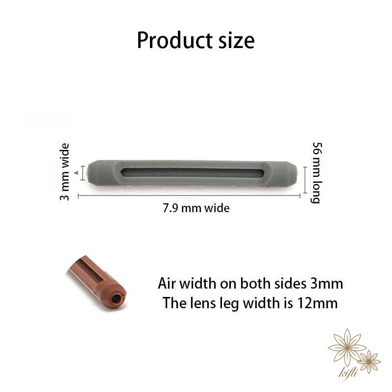 Phụ Kiện Giá Đỡ Mắt Kính Bằng Silicone Chống Trượt Tiện Lợi