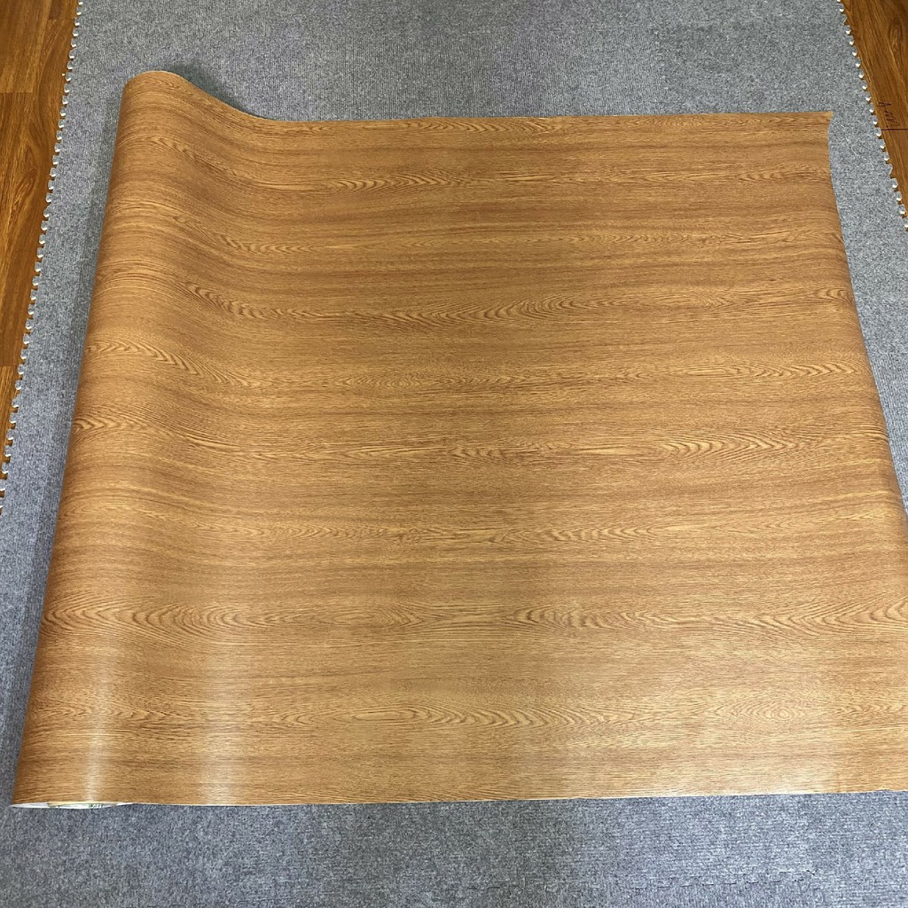 Giấy dán tường giả vân gỗ 3D decal trang trí bàn,ghế,tủ chống thấm khổ 120cm | BigBuy360 - bigbuy360.vn
