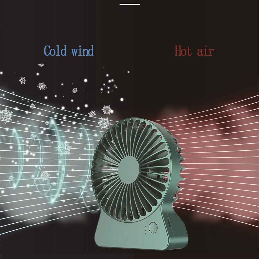 Quạt mini để bàn sạc USB không gây tiếng ồn tùy chọn màu sắc