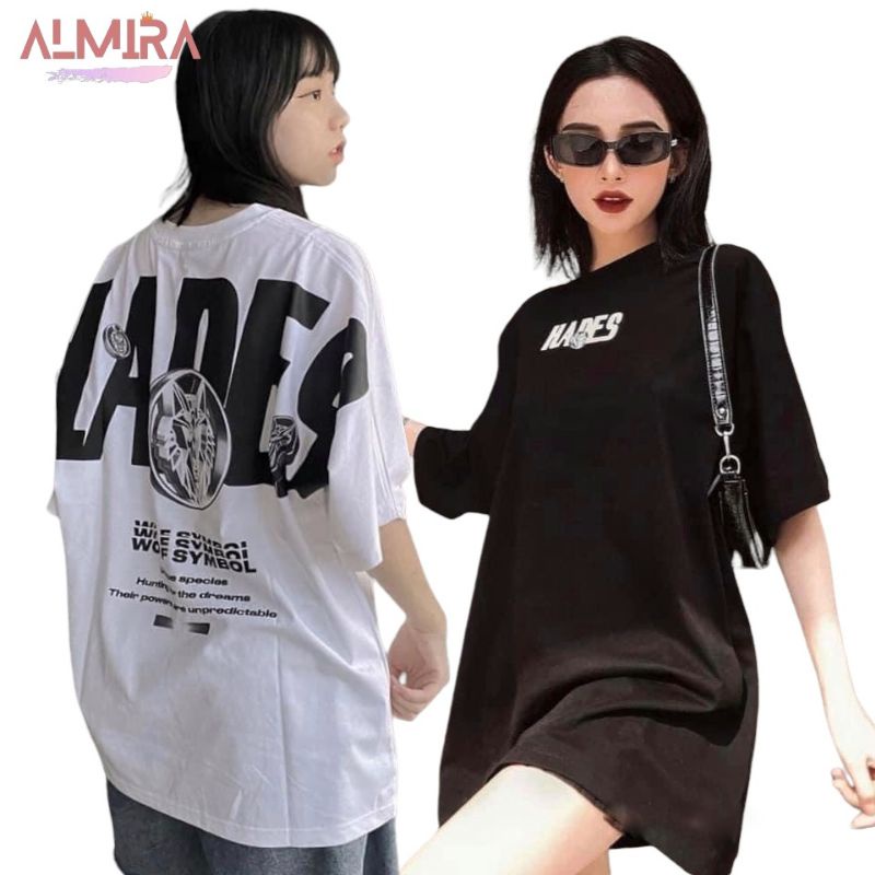 Áo Phông Oversize HADES Form Rộng Tay Lỡ Unisex, Áo Thun Hades Nam Nữ