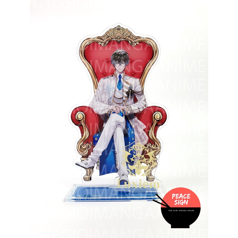 Mô hình LUXIEM - HALF ANNIVERSARY ver standee Vtuber tượng acrylic anime mica chibi trưng bày Ike Mysta Luca Vox Shu