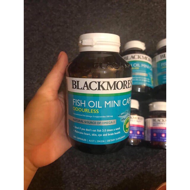 DẦU CÁ BLACKMORE FISHOIL ODOURLESS ( DẦU CÁ KHỬ MÙI) | BigBuy360 - bigbuy360.vn
