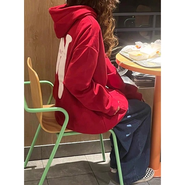 [ Rẻ vô địch ] Áo hoodie nỉ form rộng tay bồng mũ hai lớp - W