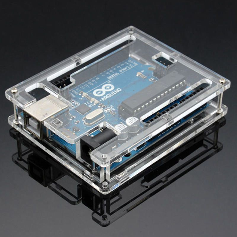 Hộp Đựng Trong Suốt Cho Arduino Uno R3