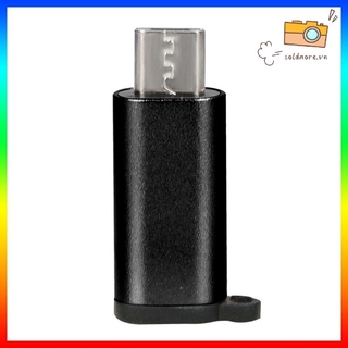 [SE] Aluminum USB-C to Micro USB Adapter with Keychain Type-C Micro USB Converter