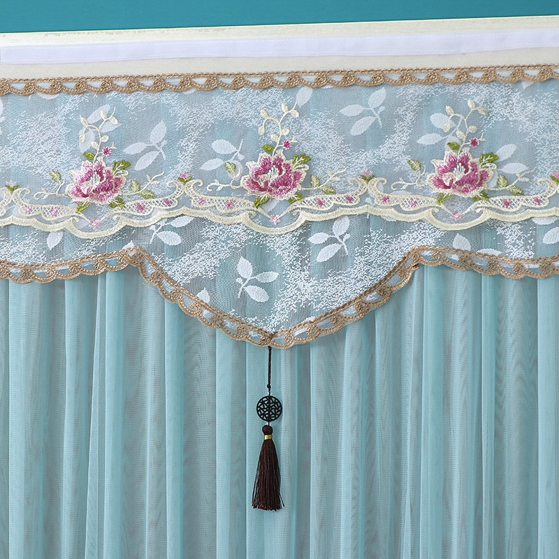 Rèm cửa XIAODUOJIAJU dạng lưới hai lớp chống muỗi tiện dụng 90x200cm