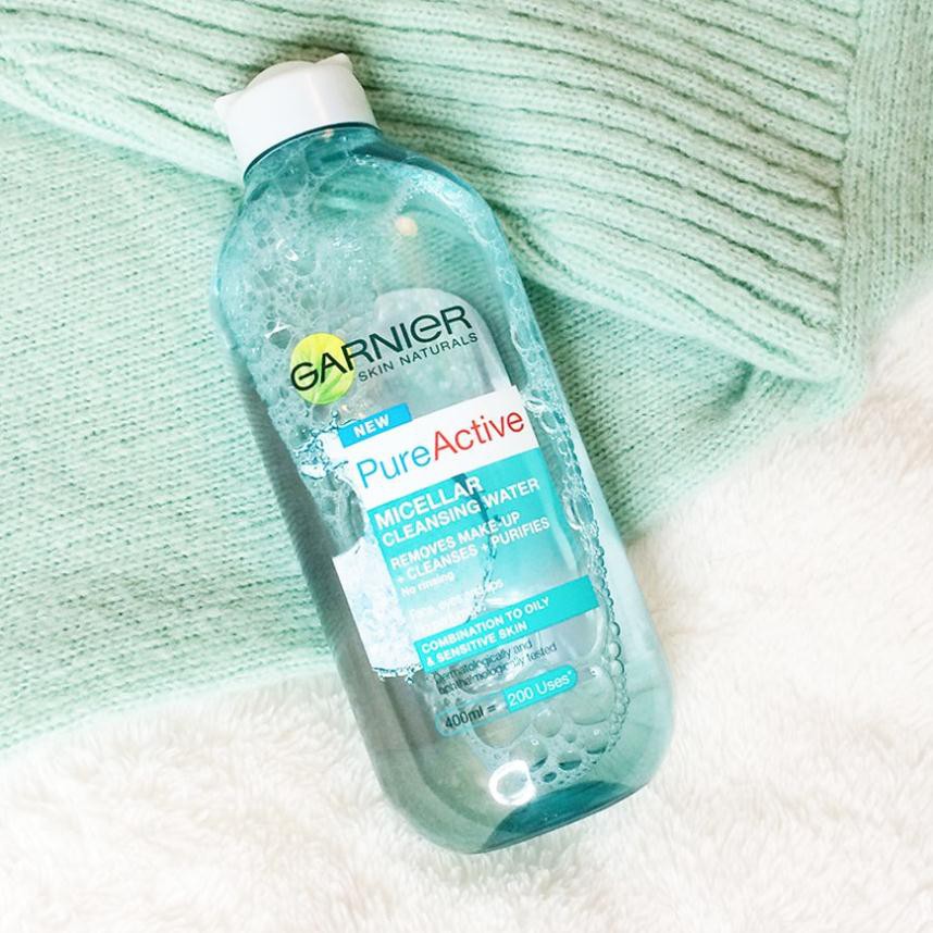 Garnier Pure Active Micellar Cleansing Water - Nước Tẩy Trang Thế Hệ Mới 400ml/125ml | BigBuy360 - bigbuy360.vn